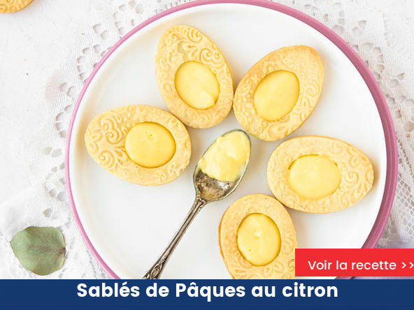 Sablés de Pâques au citron